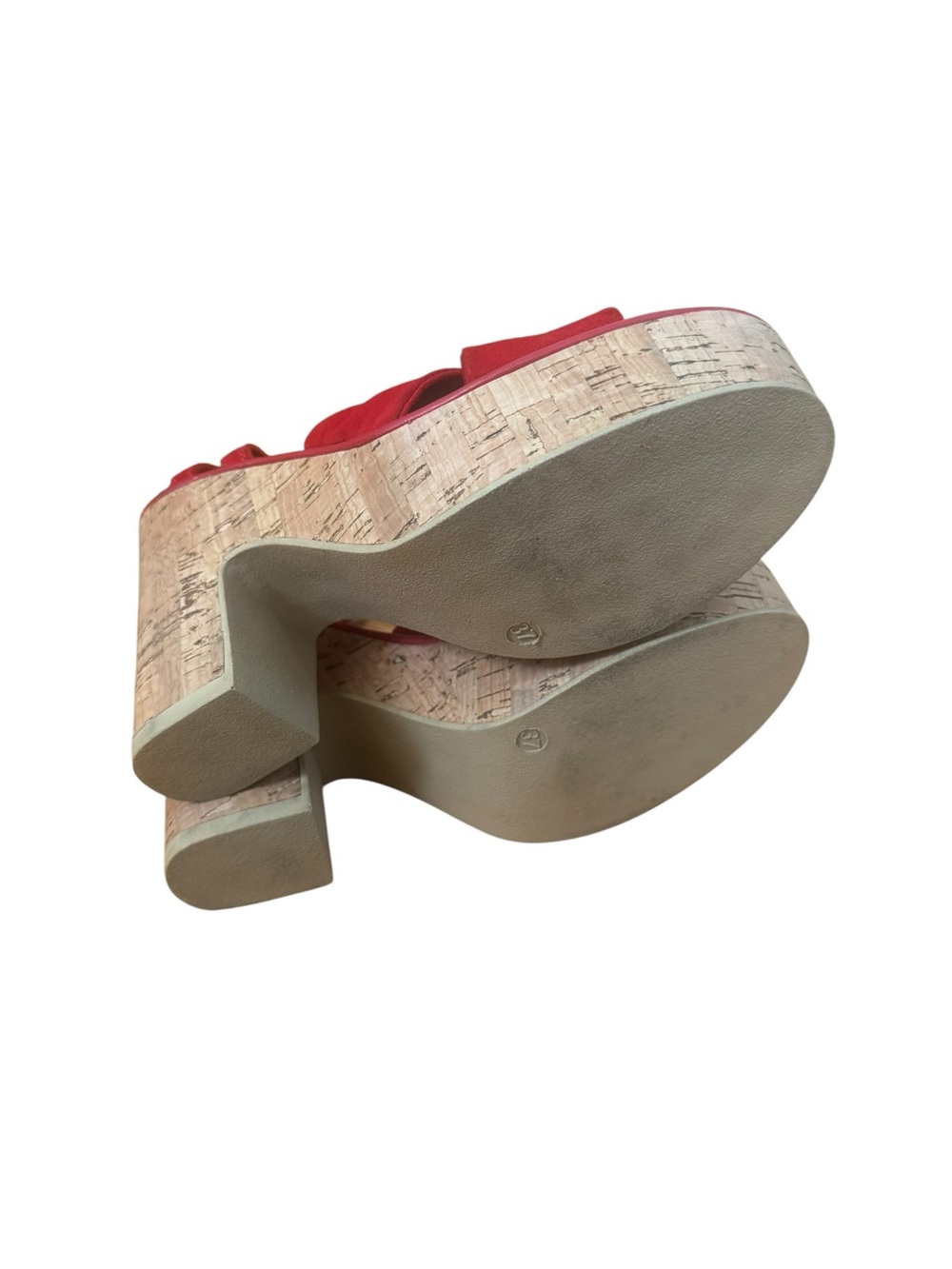 SPELL CHA CHA PLATFORM SANDALS in red 37 - Picture 7 of 9